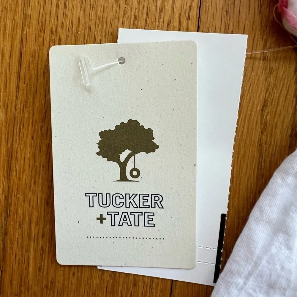 NEW Tucker+Tate Embroidered White Top & Bloomers, sz 9M